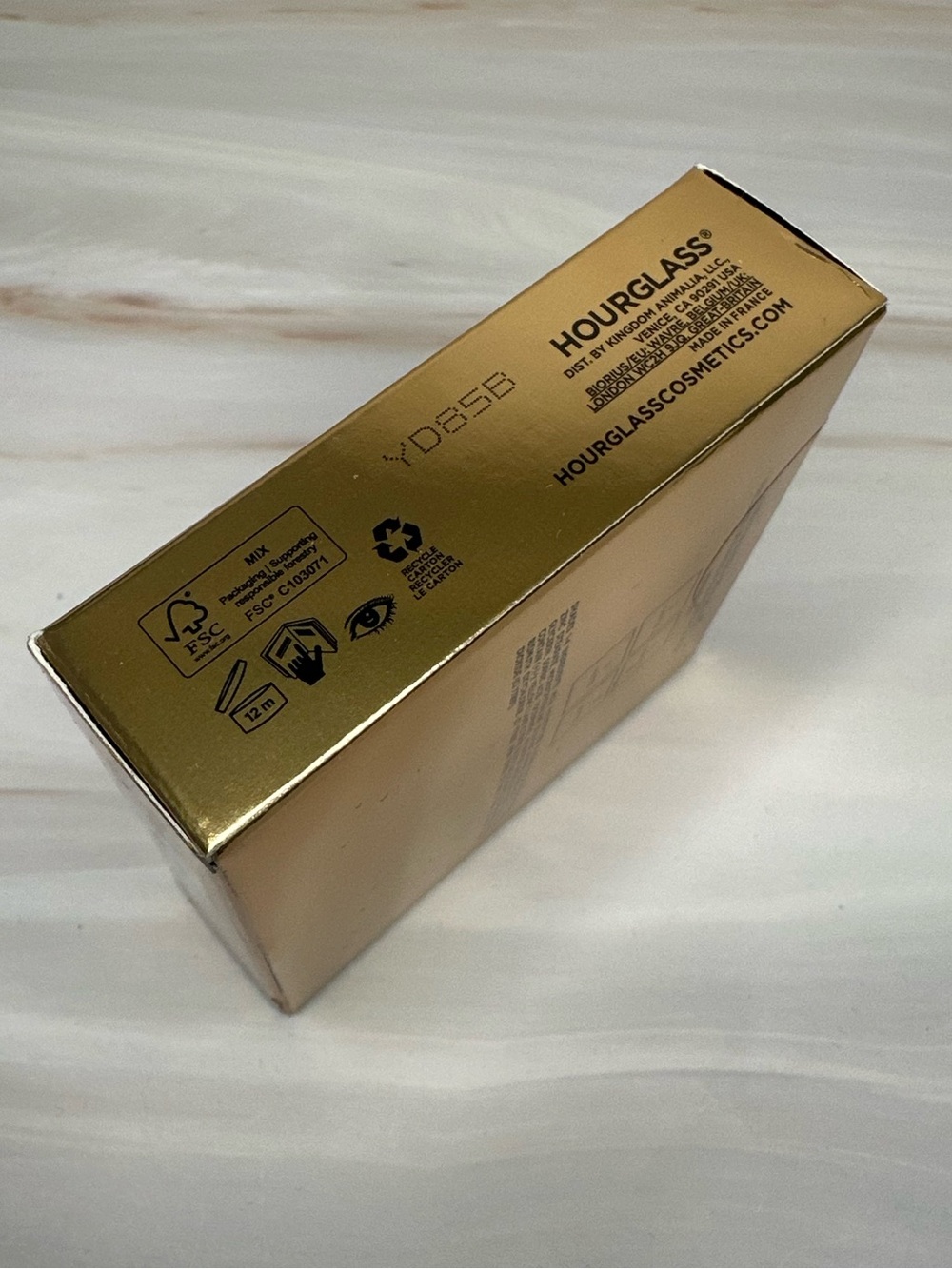Hourglass Curator Eyeshadow Palette Minimalist Gold Compact New w/ Box - Picture 9 of 11
